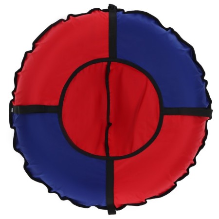 Winter Star tubing-vatter, Czech diameter 100 cm, Blue/Red color-4