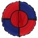 Winter Star tubing-vatter, Czech diameter 100 cm, Blue/Red color