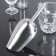 Stainless steel for ice and bulk products, 27 × 12 × 5.5 cm, chrome color