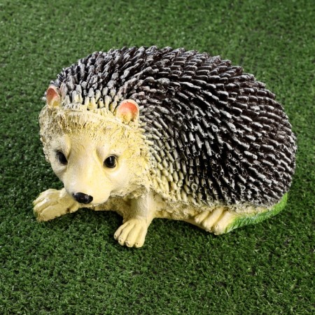 Garden figure "Hedgehog pressed" large 26x16x17cm-4