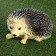 Garden figure "Hedgehog pressed" large 26x16x17cm