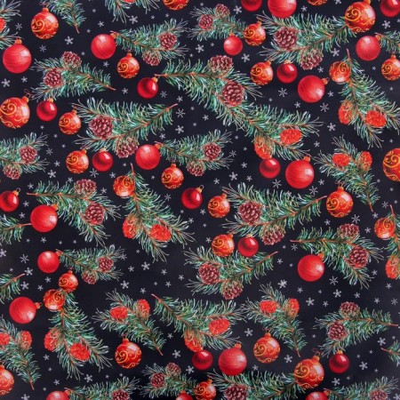 Paper Glossy Paper "Balls on the Branes", 70 x 100 cm, New Year-2