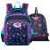 Frame backpack 39 x 29 x 17 cm, Across 640, filling: bag, purple ACR22-640-6