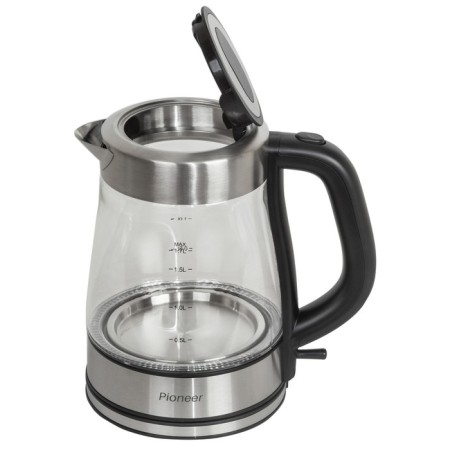 Pioneer KE807G teapots, glass, 1.7 l, 2200 watts, silver-4