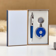 Gift set 2B1 (pen, blue flashlight)