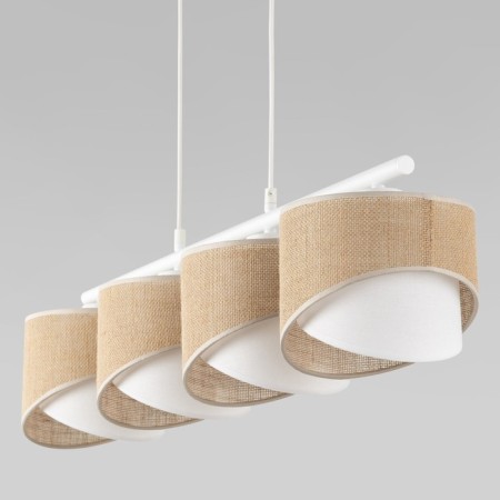 Suspended lamp TK Lighting Marlon 4828, E27, 4x40W, 940x200 mm, white color-1