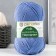 Yarn "Narodnaya" 30% wool, 70% acrylic volume 220m/100g (520-blue spray)