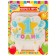 Candle for cake the number "1 year, star" "1" Blue, 8 cm