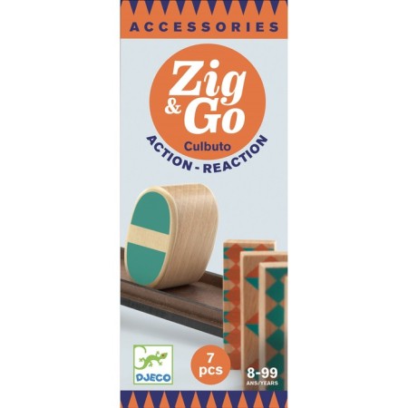 DJeco Zig & Go wooden designer, additional set, 7 parts