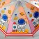 Children's umbrella "Cosmonautics" 84 × 84 × 67 cm