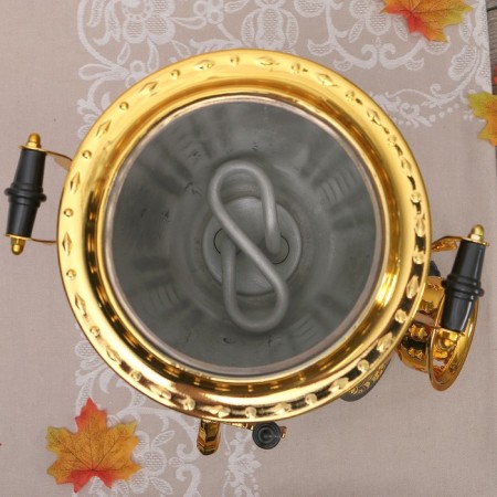 Samovar "Khokhloma", glass, 3 l, electric-2
