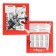 A notebook in a cage 18 sheets, 5 types of mix, cover coated cardboard, spider-man