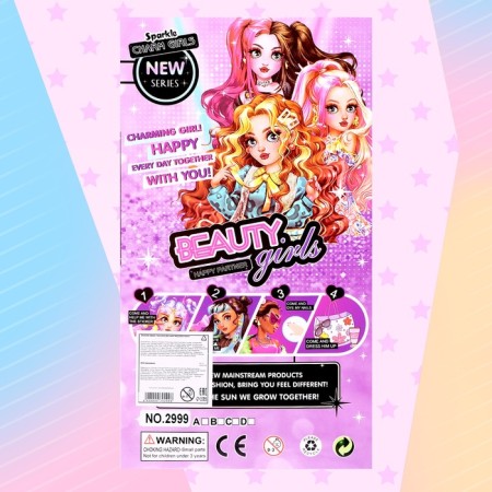 Fashionable hinge doll "Create your style", mix-10
