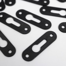 Loop for the picture, photo frames metal (set 20 pcs) black 3.9x1.2 cm