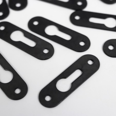 Loop for the picture, photo frames metal (set 20 pcs) black 3.9x1.2 cm