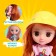Masha doll with a moped and accessories, mix