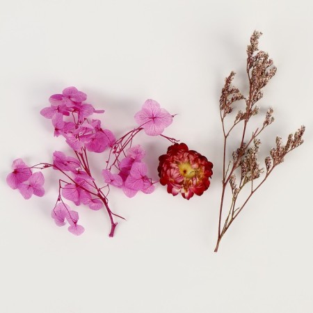 Set of dried flowers "Lilac haze"-1