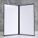 Address folder "universal" black, boumvinyl, a4