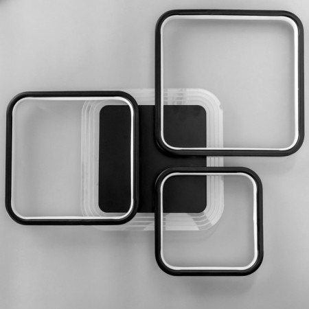 Causteen with FDD "Quadro" 4XLED 80W 3000-6000K Black 56x50x7 cm Bayerlux-5
