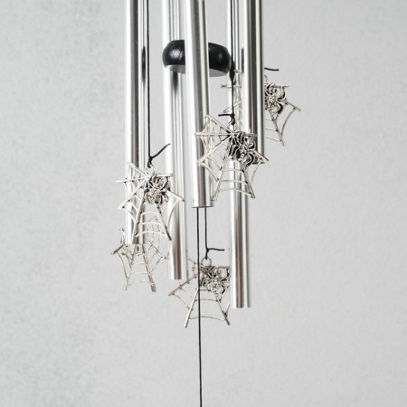 Wind Music Metal "Spider on the Web" 5 tubes 60 cm-2