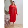Women's dress, size 56, red color