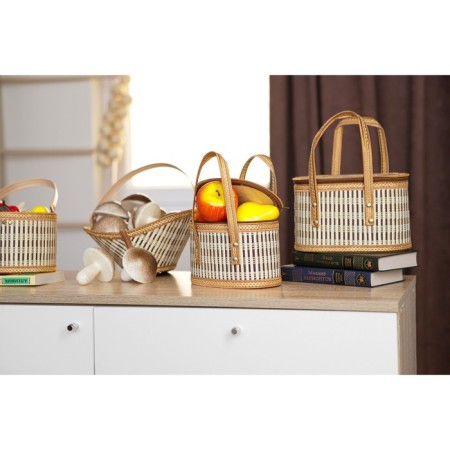 Basket for storage of the shade Nature, 24 × 14.5 × 14.5 cm, bamboo-7