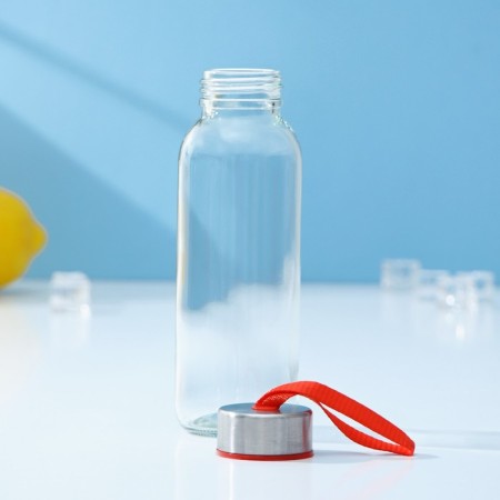 Water bottle "Lido", 300 ml, h = 17 cm, color strap mix-1