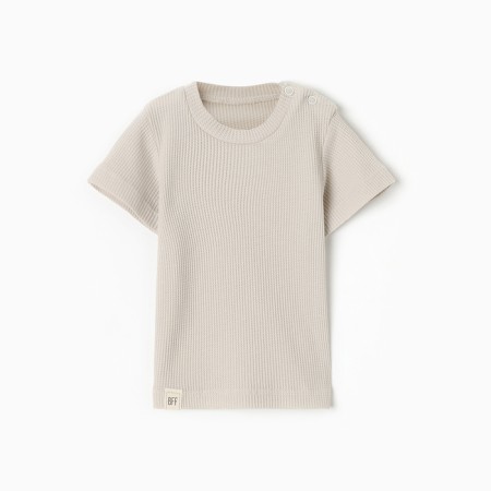 T-shirt T-shirt I am Basic Line, height 68-74 cm, milk