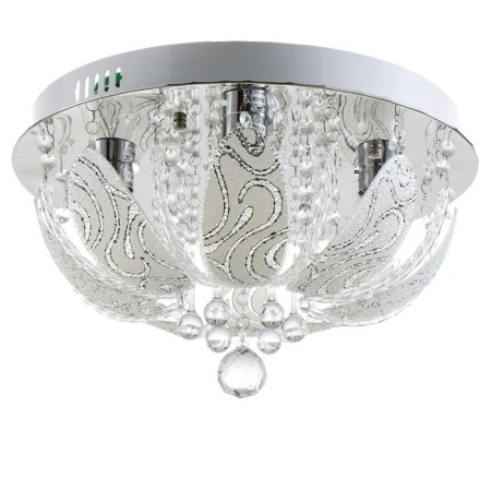 Svetogor chandelier "Türkiye" 4x60W E27 LED lighting chrome 40x40cm-1