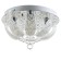 Svetogor chandelier "Türkiye" 4x60W E27 LED lighting chrome 40x40cm
