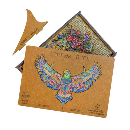 Figure puzzle "Proud eagle", size m-3