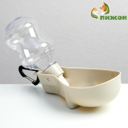 Walking shape curly, 300 ml, with soft nose, flax color