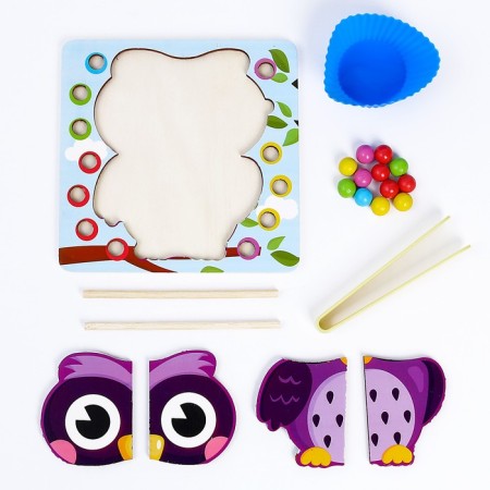 Developing set with balls "Animals" 2.5 × 17.5 × 19.5 cm, mix-7