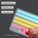 Compensators for laminating eyelashes, set - 6 pieces, 5.8 × 0.5 cm, pink/yellow/blue
