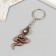 Metal keychain "Snake with rhinestones" mix 5.5x2 cm