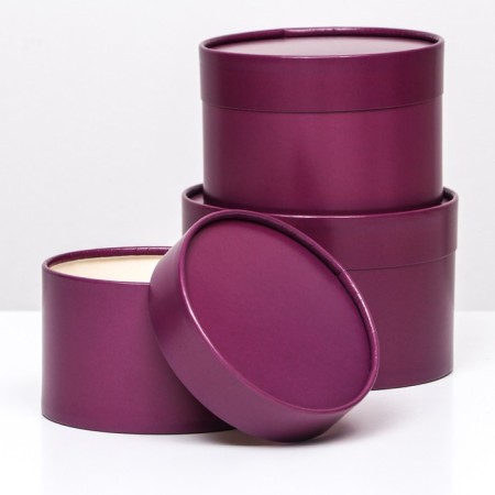 Set of hats 3 in 1, dark lilac, 16 x 10.5 x 9.13 x 8.5 cm-1