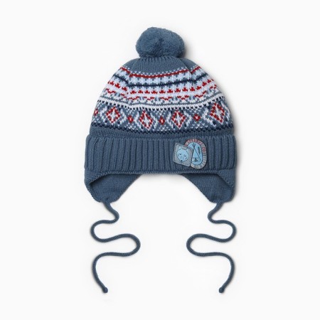 Children's hat, gray color, size 42-44