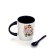 A mug with a spoon "Beloved Teacher", 350 ml