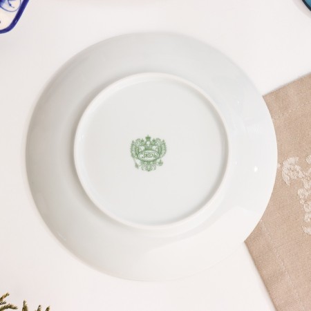 Plate "Romance Flower", D-175mm, Neo Gzhel-3