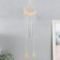 Wind music wood, metal "Month with a star" 9 tubes 54x13 cm