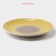 Plate ceramic dessert shade "bud", d = 19 cm, yellow color