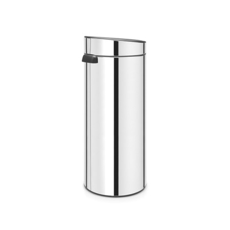 Garbage bucket Brabantia Touch Bin New, Polished Steel color, 30 liters-1