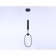 LED LED suspension with a remote control Ambrella Light, Line, FL10577, LED, 56 W, 4200LUM, 3000-6400K, black color black