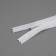 Lightning secret, No. 3, non -proceeding, castle machine, cotton, 20 cm, white color