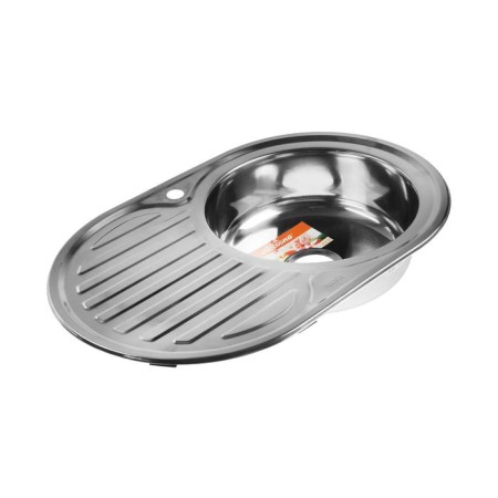 Kitchen Accoona AB5077-R washing, right, right, thickness 0.6 mm, 770x500x165 mm, glossy-1