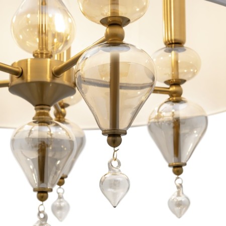 Freya FR5369CL-05BS1 RAise, 600x600x880 mm ceiling lamp, E14, 5x40W, brass color-3