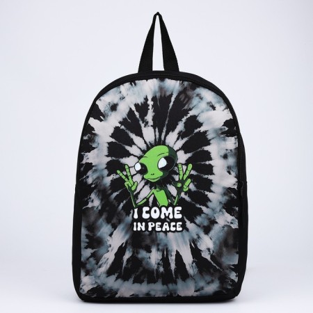 Buscques School Textile "Alien", 38x14x27 cm, black color-1