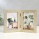 Photo frame plastic in 2 photos 10x15 cm "sparkles" gold 18x26.5 cm
