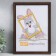 Photo frame Plastic "Lace" 21x30 cm, chocolate