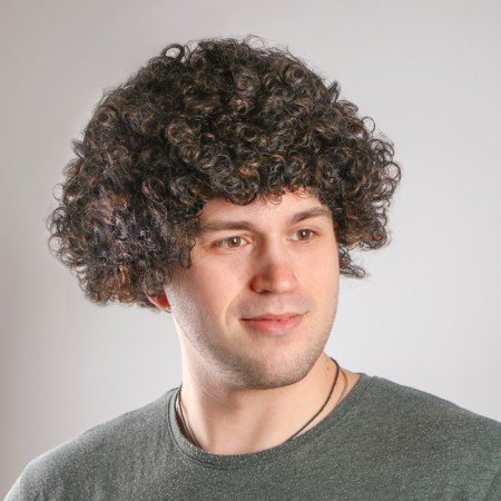 Carnival wig "Curly", 90 g